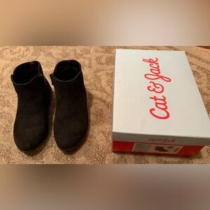 Cat & Jack Penelope Boots, Girls Size 11, Black